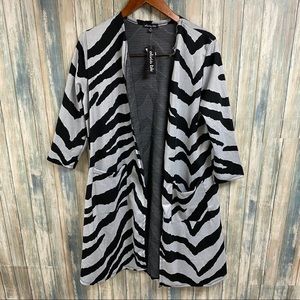 Olivia Blu Long Cardigan Sweater sz M NEW